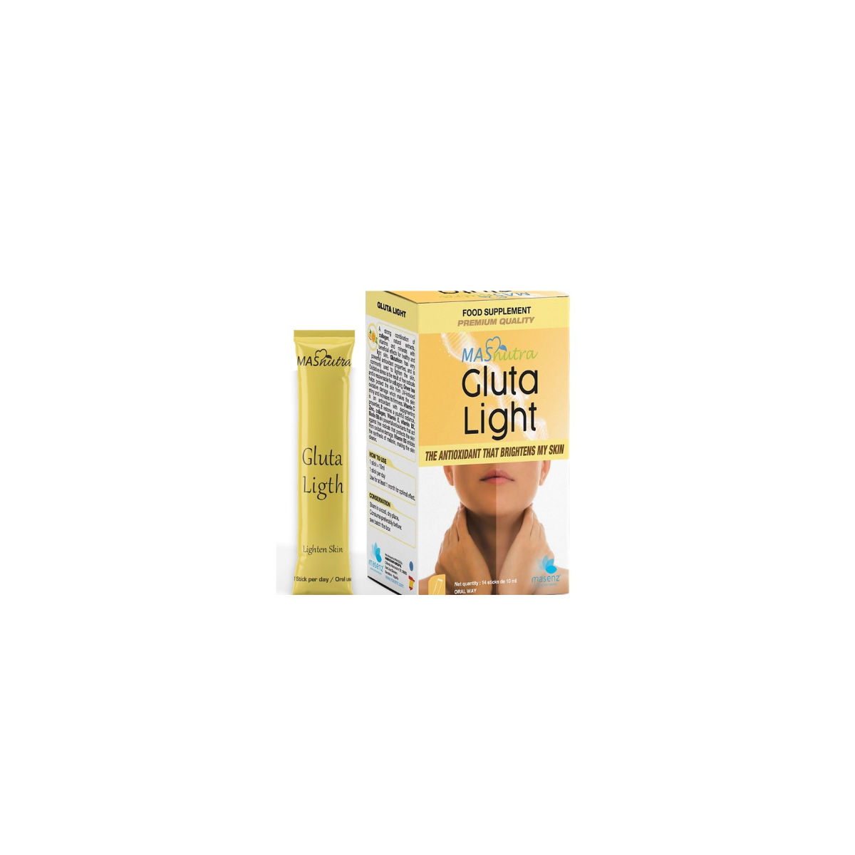 MASNUTRA GLUTA LIGHT 14 STICKS
