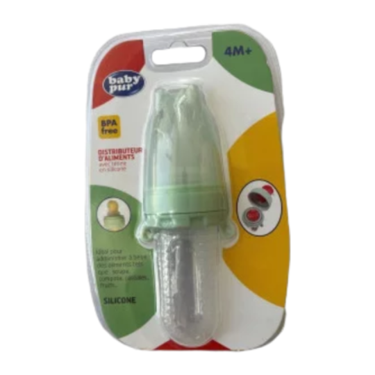 BABY PUR GRIGNOTEUR CUILLERE SILICONE 4M+