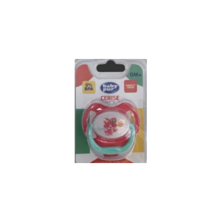 BABY PUR - SUCETTE CERISE-BLEU +0MOIS
