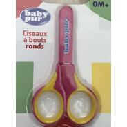 BABY PUR CISEAUX A BOUTS RONDS 0m+ ROSE-BLEU
