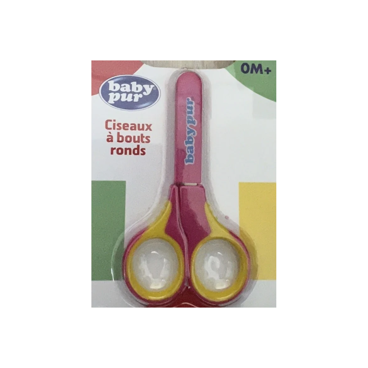 BABY PUR CISEAUX A BOUTS RONDS 0m+ ROSE-BLEU