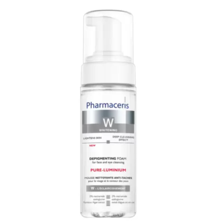 PHARMACERIS W PURE LUMINIUM MOUSSE NETTOYANTE ANTI TACHES 150ML