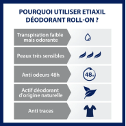 ETIAXIL DEODORANT DOUCEUR  48h Roll-On 50ml