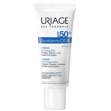 URIAGE Bariéderm Cica Crème Au Cuivre-Zinc SPF50+ 40ml