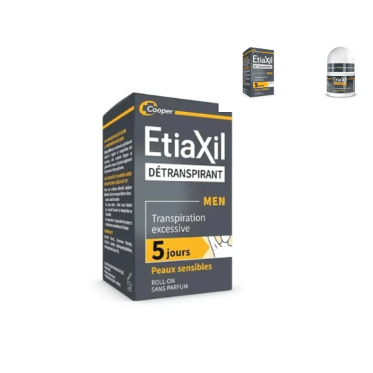 ETIAXIL DETRANSPIRANT MEN ROLL ON PEAUX SENSIBLES 15ML